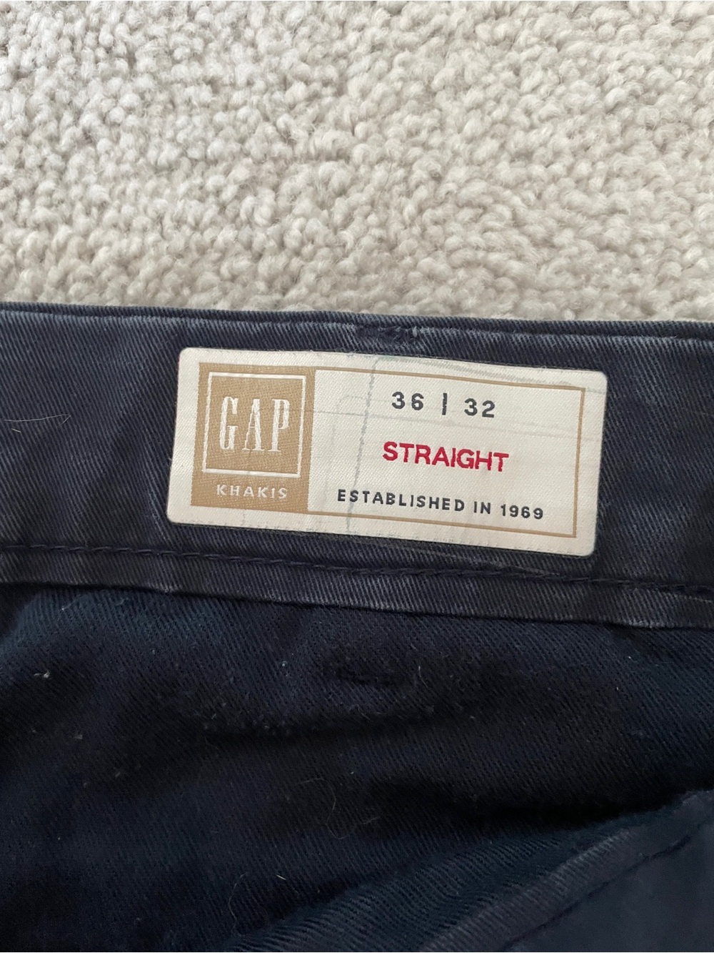 GAP Straight Men's Chinos - Navy
